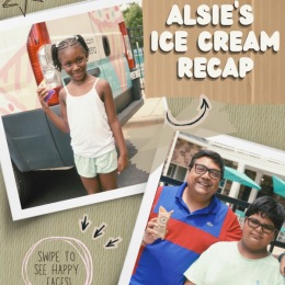 residents with ice cream