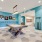 Well lit room with billiards table 